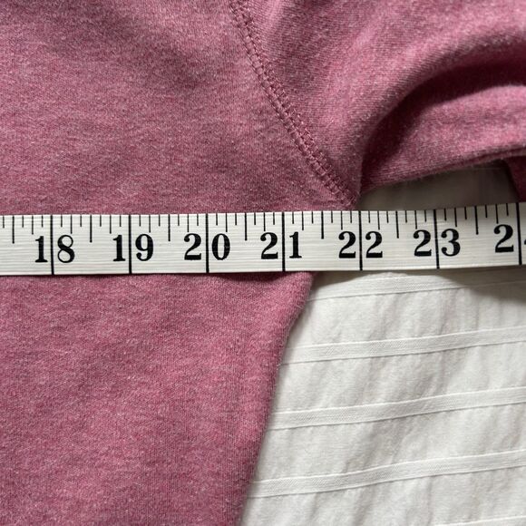 Pact Organic Cotton Pink Full Zip Hoodie Sweatshirt Size Large Sustainable READ - Picture 10 of 14